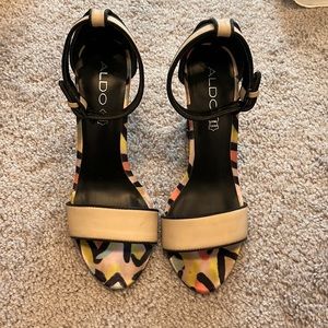 Aldo 3 inch heeled sandals